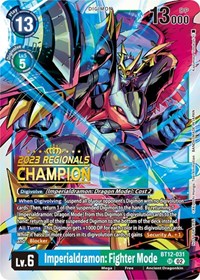 Imperialdramon: Fighter Mode (2023 Regionals Champion)