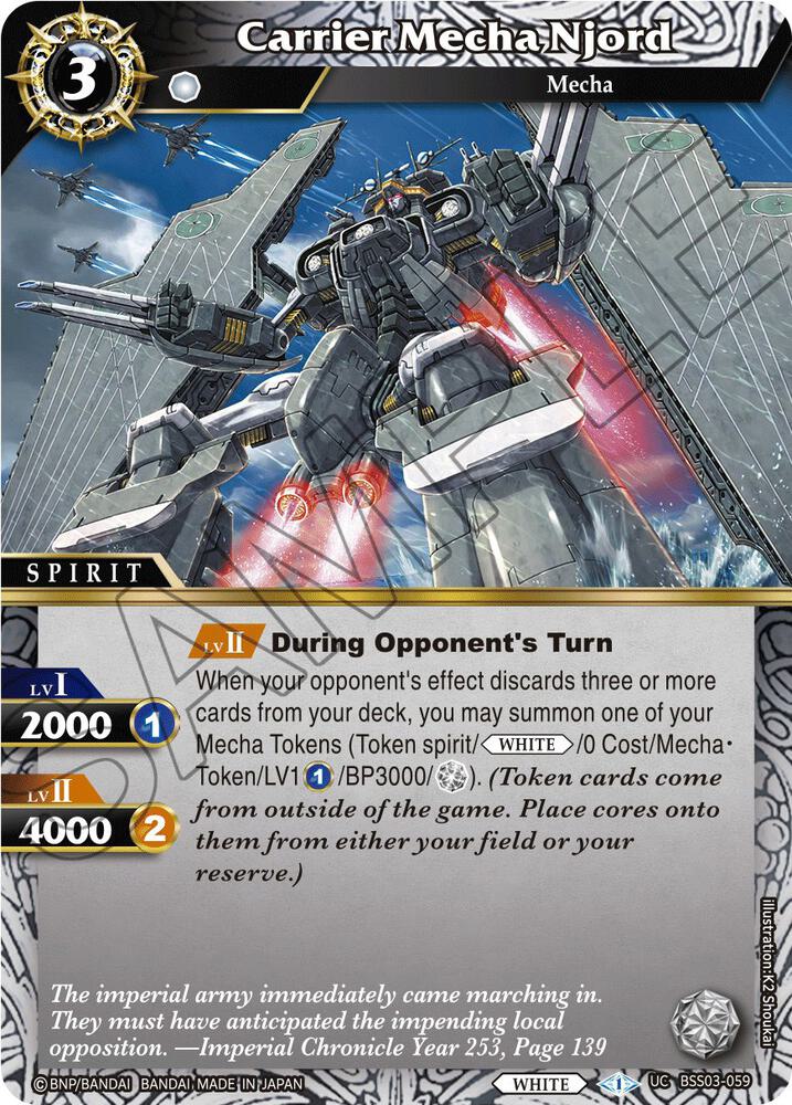 Carrier Mecha Njord
