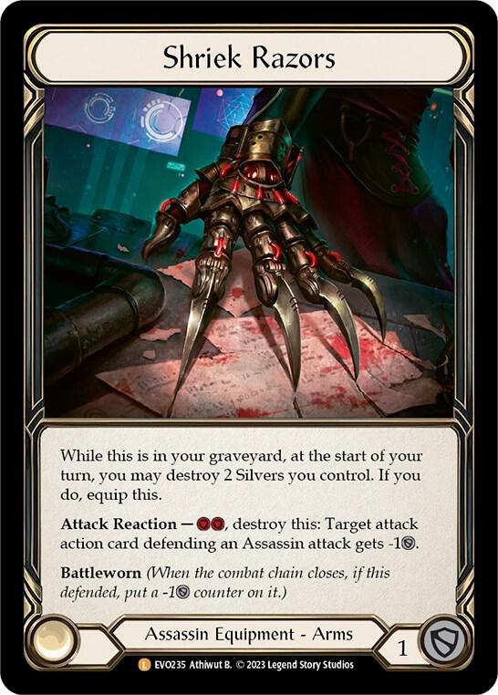 Shriek Razors - Bright Lights - Flesh and Blood TCG