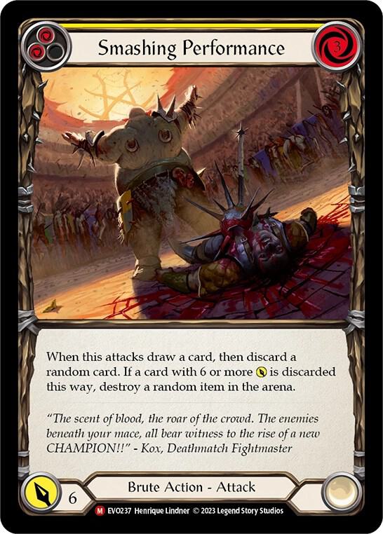 Smashing Performance - Bright Lights - Flesh and Blood TCG