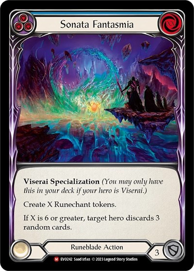 Sonata Fantasmia — Rainbow Foil Bright Lights Majestic Flesh and Blood card — value and price