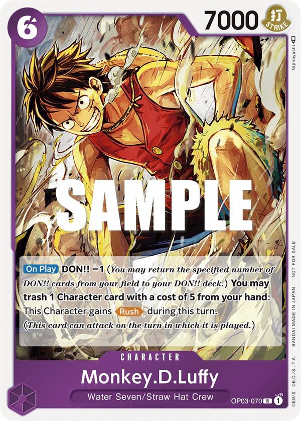 MonkeyDLuffy Dash Pack onepiece card