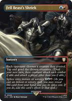 LEB β ベータ 白騎士 プレイド MTG オールドスクール Fell Beast's Shriek (Borderless) - Commander: The Lord of the