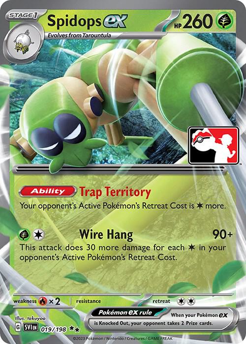 Spidops ex 019/198 from Prize Pack Series Cards