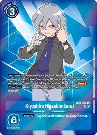 Kiyoshiro Higashimitarai (Resurgence Booster Box Promotion Pack) - Resurgence Booster - Digimon card