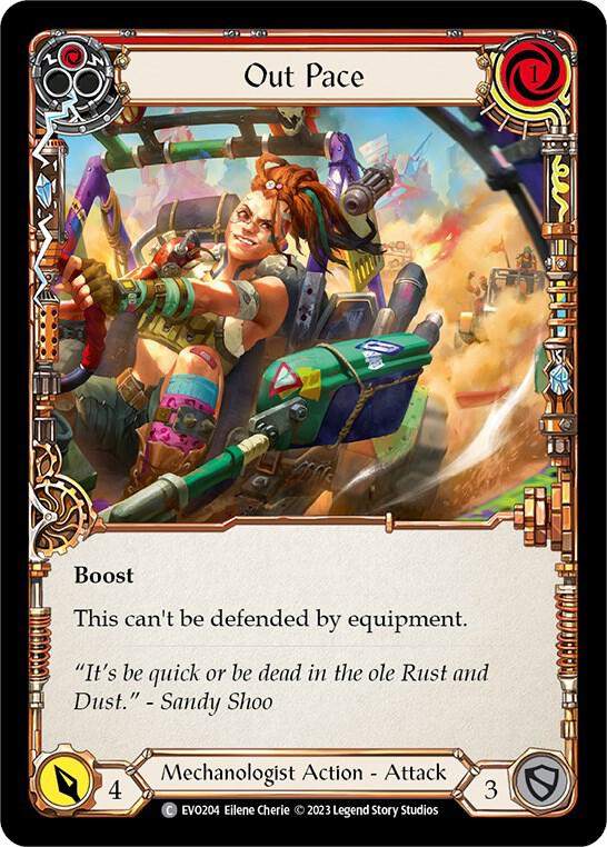 Out Pace (Red) - Bright Lights - Flesh and Blood TCG - TCGplayer.com