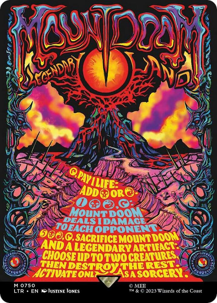 Mount Doom (Borderless Poster) - Universes Beyond: The Lord of the