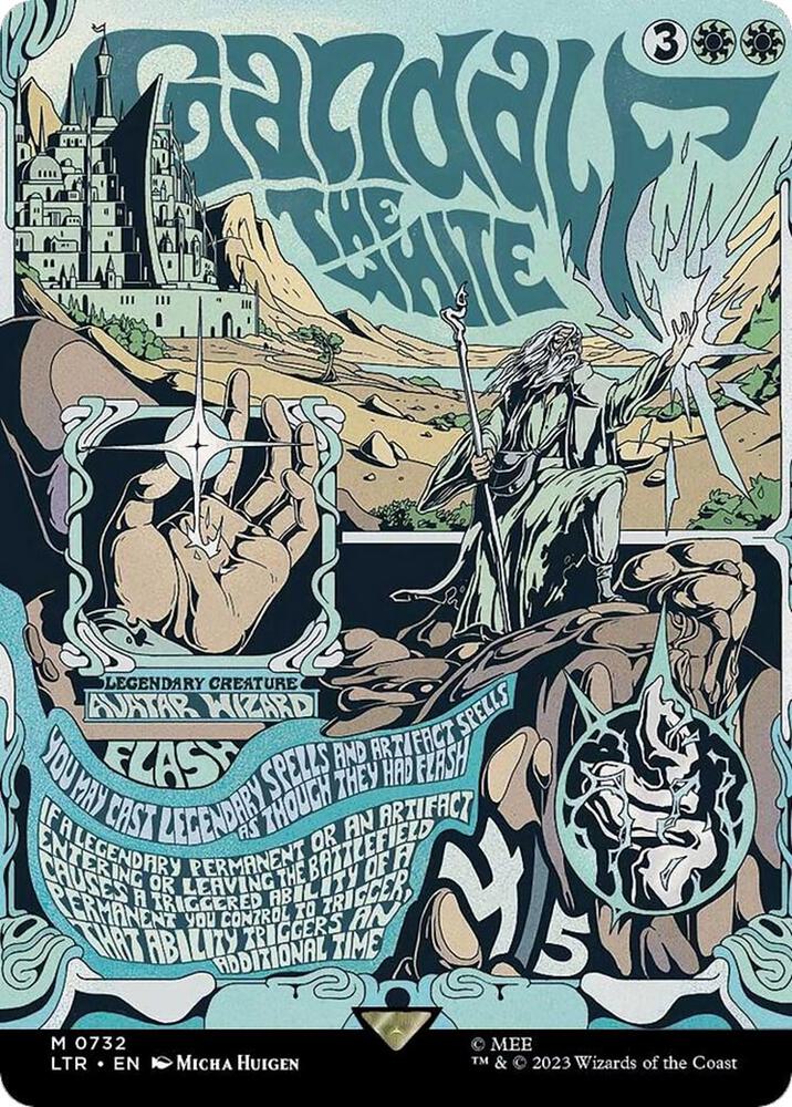 Gandalf the White (Borderless Poster) - Universes Beyond