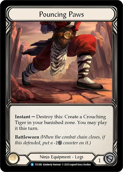 Pouncing Paws card