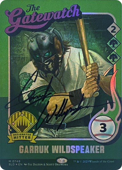 Garruk Wildspeaker 749 Autographed