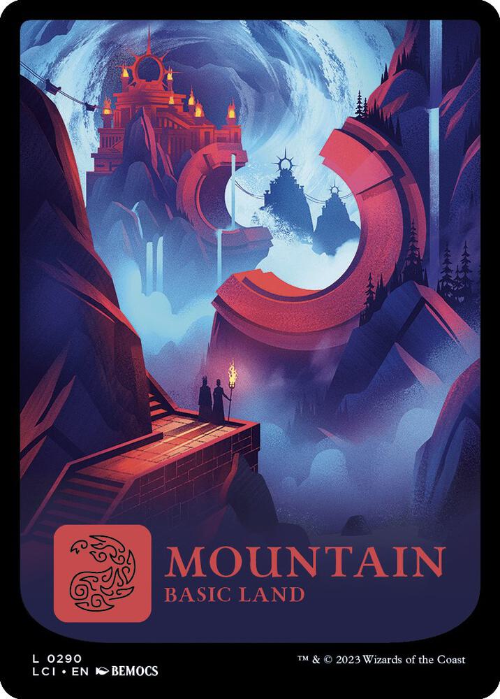 thumbnail image 2 of 20x Mirage Basic Land - Mountain - Same Art - Magic: The Gathering MTG 2 of 5