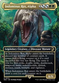 Indominus Rex, Alpha (Borderless) (Foil)