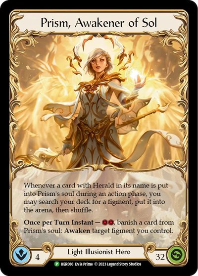 Prism, Awakener of Sol - HER086 Flesh and Blood: Promo Cards card price