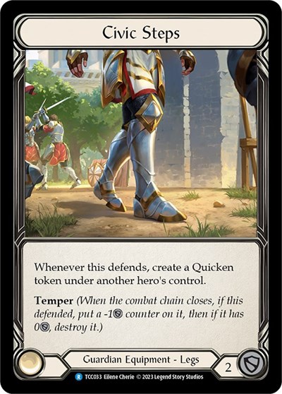 Civic Steps Round the Table: TCCxLSS Rare Flesh and Blood card — value and price