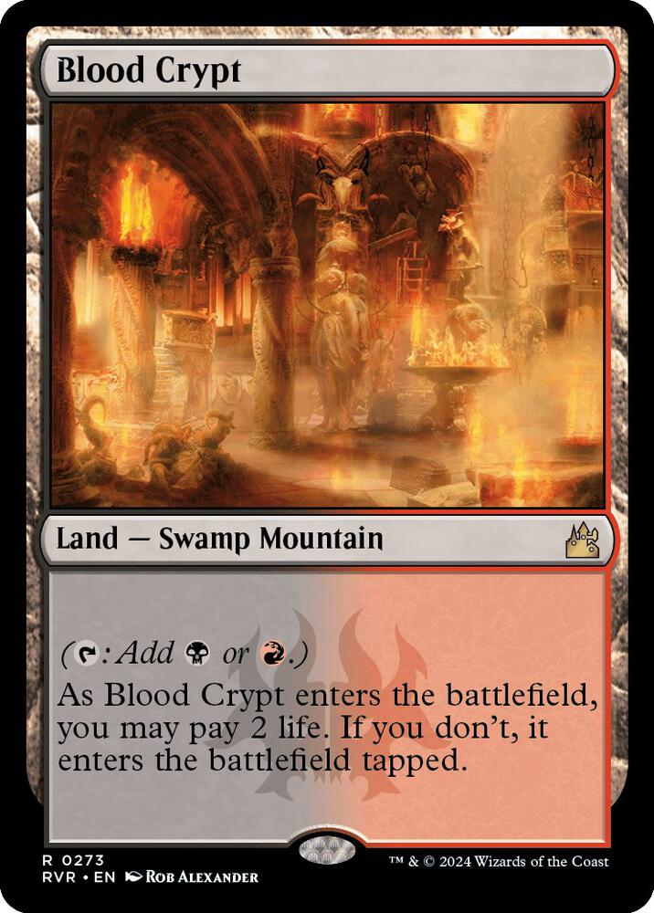 Blood Crypt - Ravnica Remastered - Magic: The Gathering