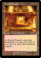 Sacred Foundry (Retro Frame) - Ravnica Remastered - Magic