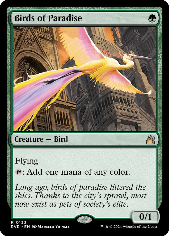 Birds of Paradise - Ravnica Remastered - Magic: The Gathering