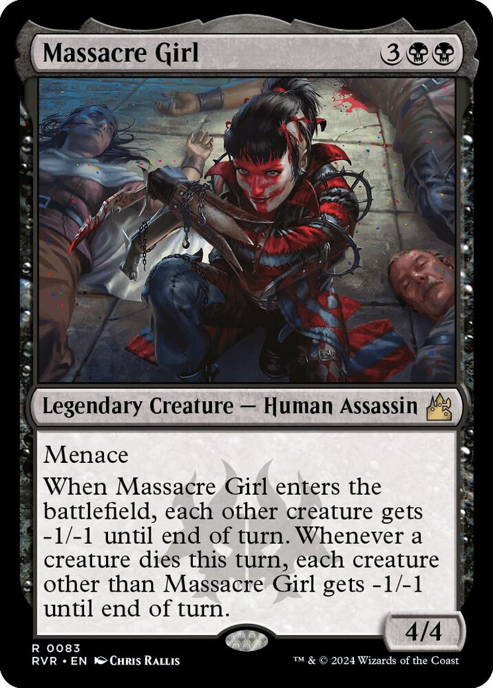 Massacre Girl - Ravnica Remastered - Magic: The Gathering