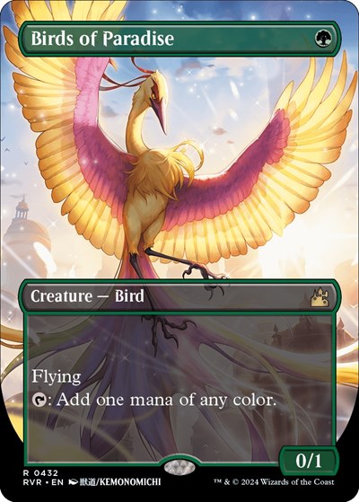 Birds of Paradise Anime Borderless