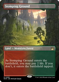 Stomping Ground (Borderless) (Ravnica Remastered)