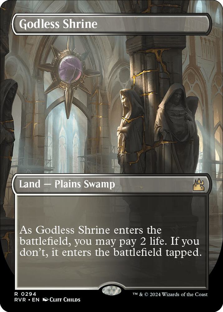 MTG Godless Shrine 神無き祭殿 secret lair MTG Godless Shrine 神無き祭殿 secret lair Godless Shrine