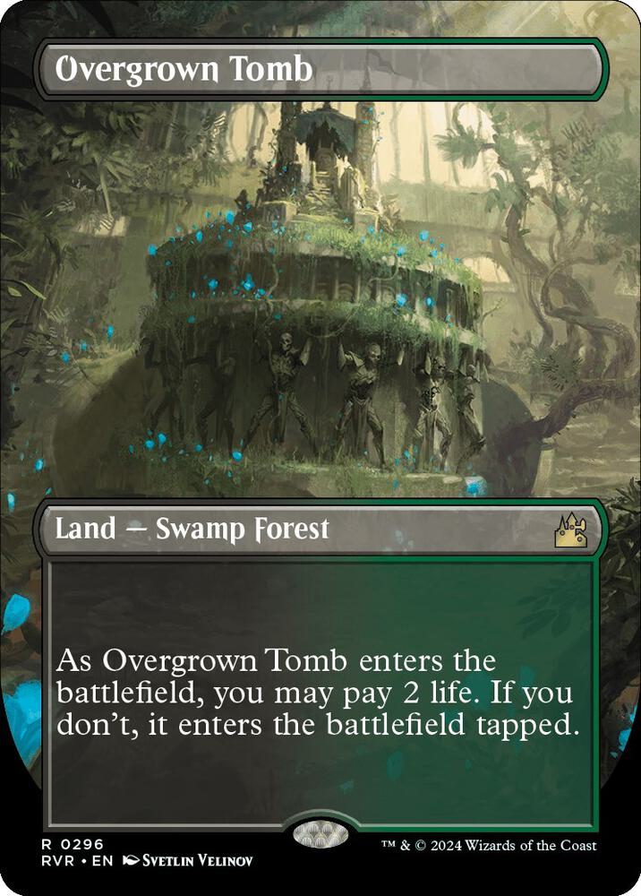 Overgrown Tomb (Borderless) - Ravnica Remastered - Magic: The