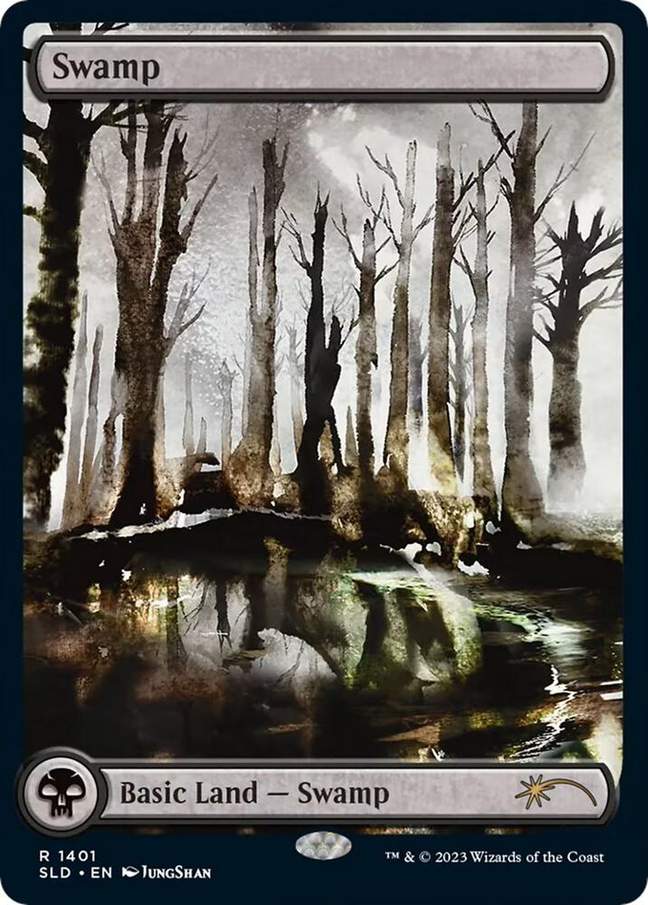 Swamp (1401) - Secret Lair Drop Series - Magic: The Gathering