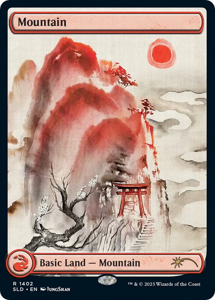 Mountain (1402) - Secret Lair Drop Series - Magic: The Gathering