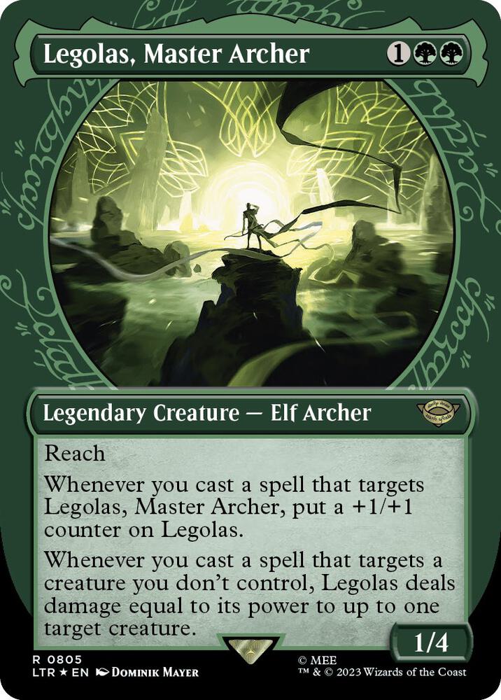 Legolas, Master Archer (Showcase) (Surge Foil) - Universes Beyond