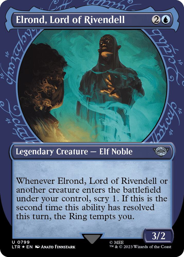 Elrond, Lord of Rivendell (Showcase) (Surge Foil) - Universes