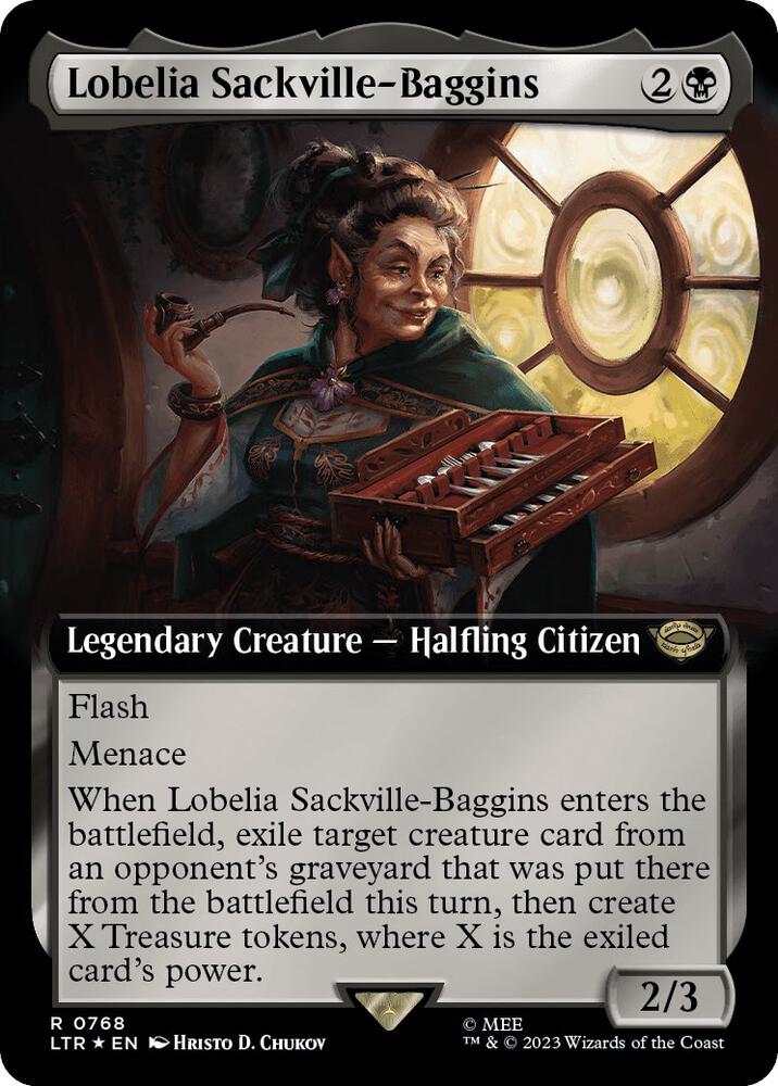 Lobelia Sackville-Baggins (Extended Art) (Surge Foil) - Universes