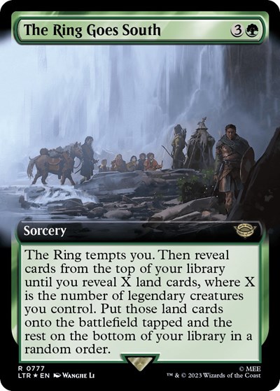 The Ring Goes South (Extended Art) (Surge Foil)