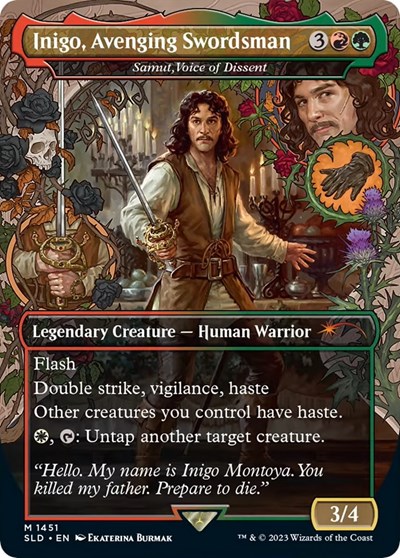 Inigo Avenging Swordsman Samut Voice of Dissent