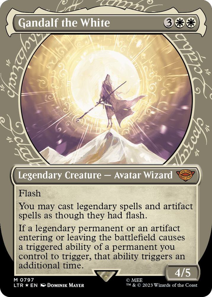 Gandalf the White (Showcase) (Surge Foil) - Universes Beyond: The