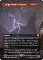 MTG サージ foil 英語版 Call Forth the Tempest Call Forth the Tempest (Borderless) (Surge Foil) - Commander: The