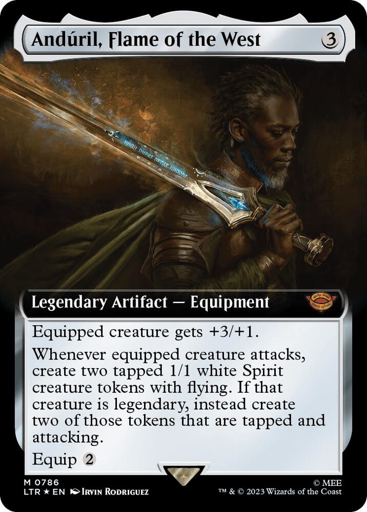 Anduril, Flame of the West (Extended Art) (Surge Foil) - Universes