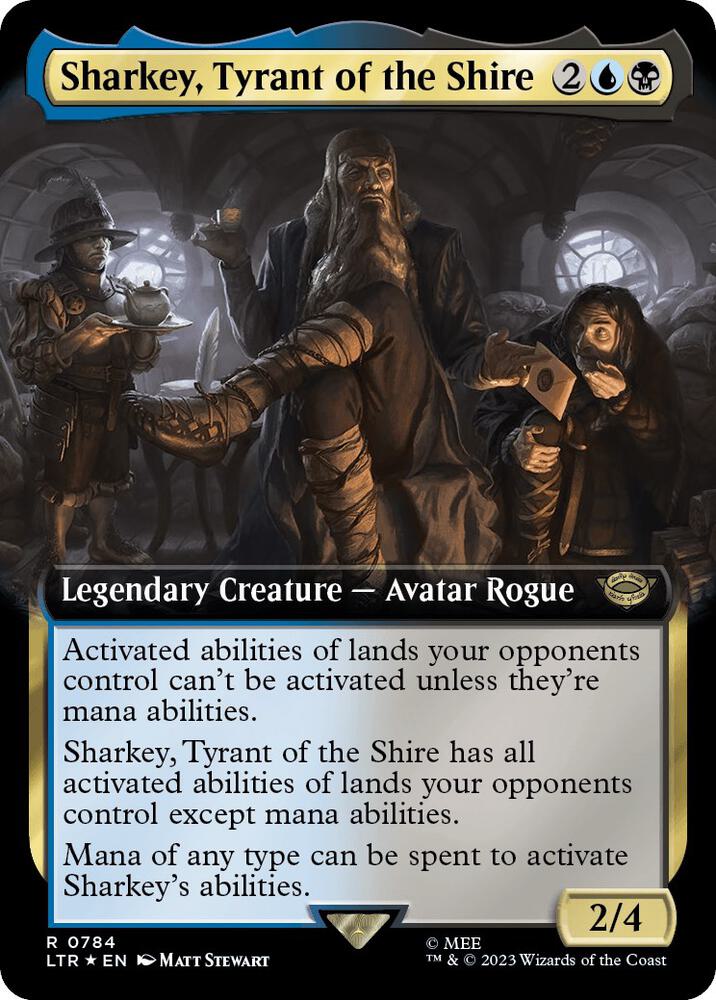 Sharkey, Tyrant of the Shire (Extended Art) (Surge Foil