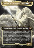 Gandalf of the Secret Fire (Borderless) (Surge Foil) - Commander