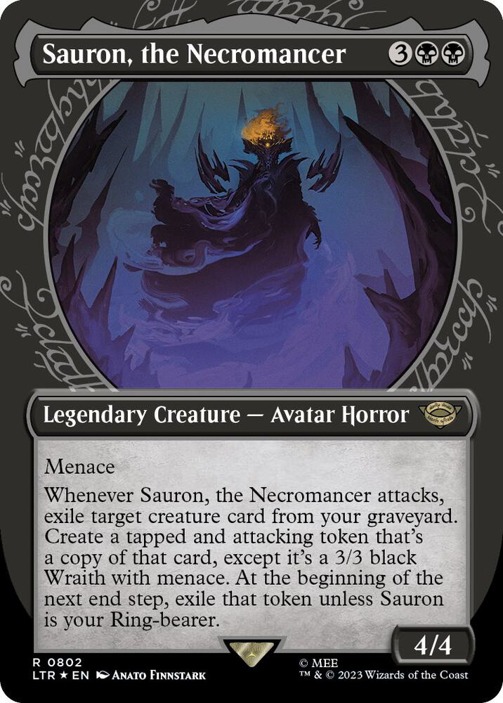 sauron poster card mtg Bag of Holding [Dungeons & Dragons: Adventures in the Forgotten Realms main image 0