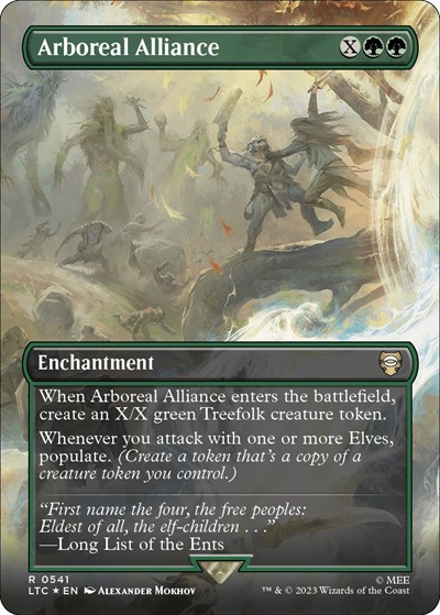 Arboreal Alliance (Borderless) (Surge Foil)