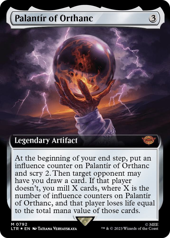 Palantir of Orthanc (Extended Art) (Surge Foil) - Universes Beyond