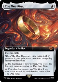 The One Ring (Extended Art) (Surge Foil) (Foil)