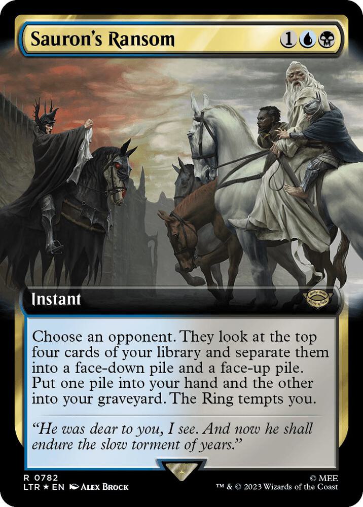 Sauron's Ransom (Extended Art) (Surge Foil) - Universes Beyond