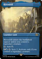 rivendell mtg card Elrond, Lord of Rivendell: Sees the Future Rivendell enters the battlefield tapped unless you control a legendary creature Rivendell (Borderless) (Surge Foil) [The