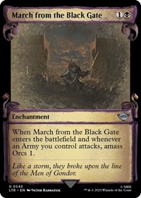March from the Black Gate (Showcase Scrolls)