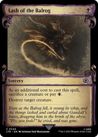 Lash of the Balrog (Showcase Scrolls)