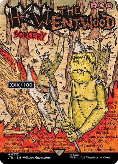 Hew the Entwood (Borderless Poster) (Serial Numbered)
