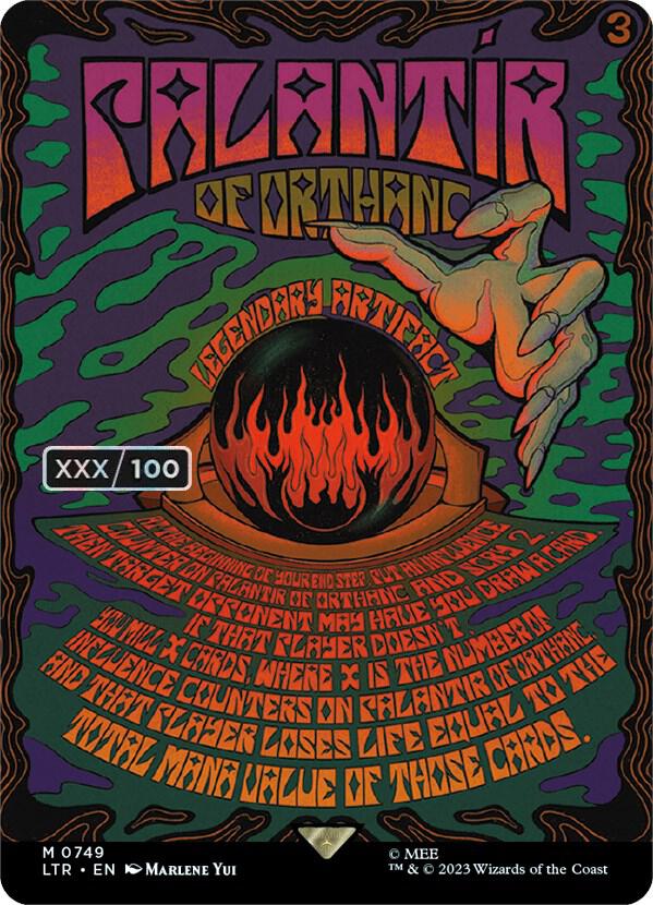 Palantir of Orthanc (Borderless Poster) (Serial Numbered