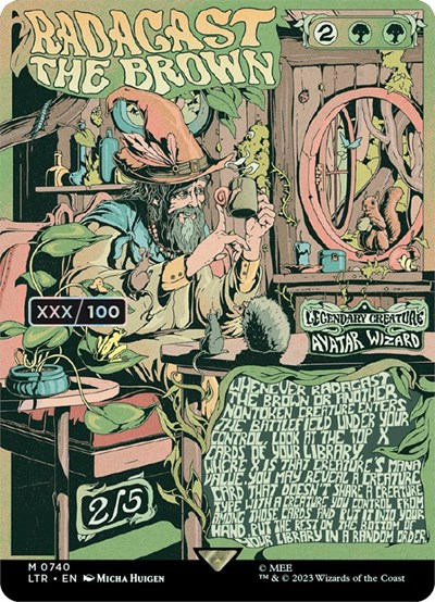 Radagast the Brown (Borderless Poster) (Serial Numbered)