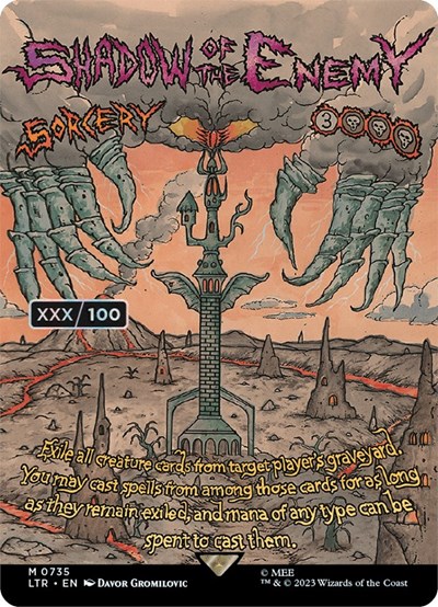 Shadow of the Enemy (Borderless Poster) (Serial Numbered)